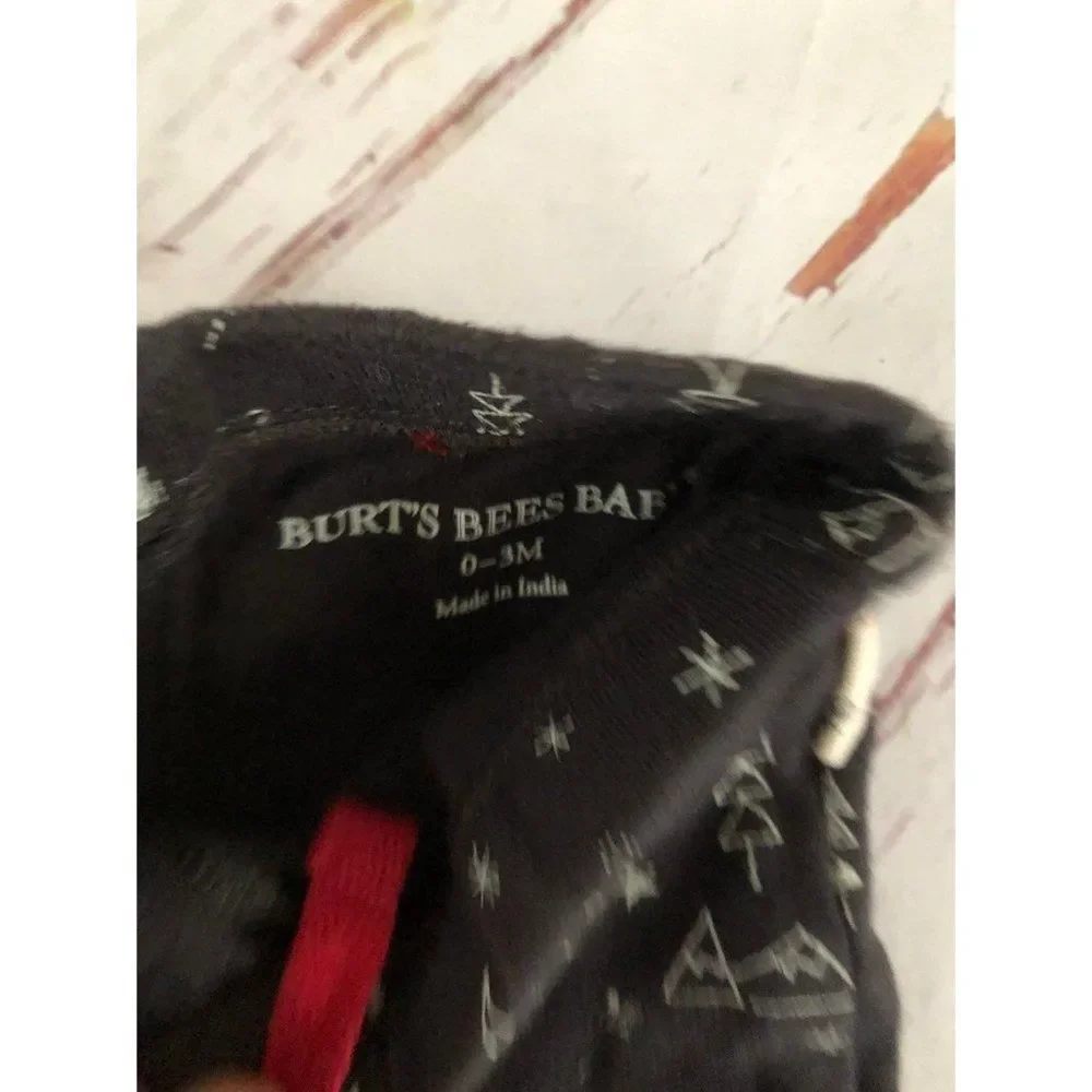 burts bees baby christmas xmas pants 3m